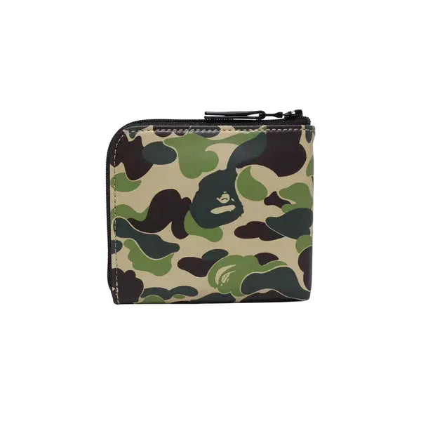 BAPE ABC Camo Mini Zipped Wallet 'Green'