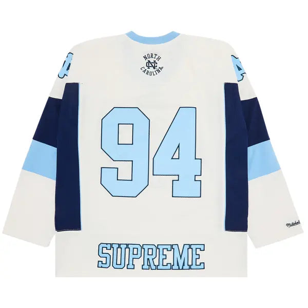 Supreme x Mitchell & Ness NCAA Hockey Jersey 'White'