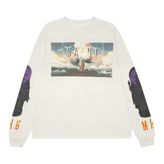 SAINT Mxxxxxx Saint Pictures Long-Sleeve Tee 'White'