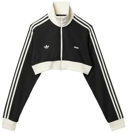 adidas x Avavav Cropped Track Top 'Black'