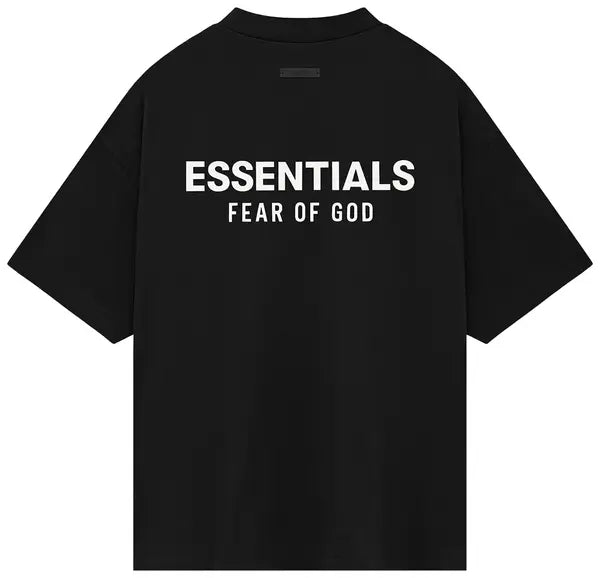 Fear of God Essentials Jersey Crewneck T-Shirt 'Black'