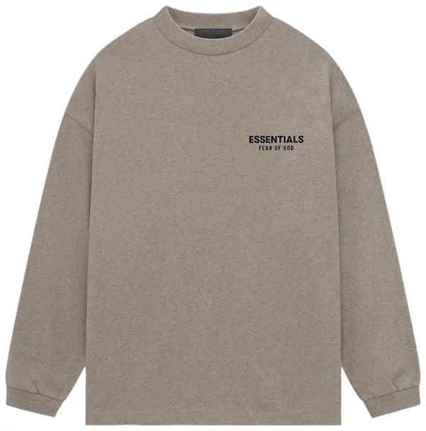 Fear of God Essentials Jersey Long-Sleeve T-Shirt 'Heather Grey'