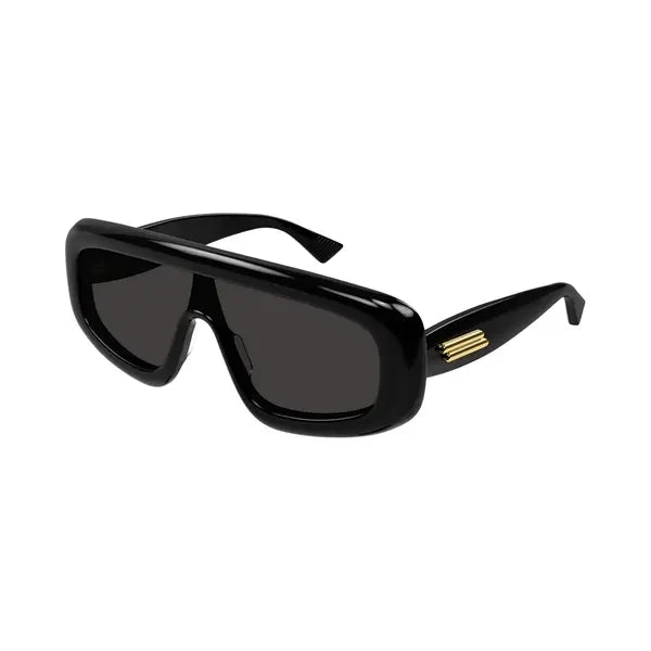 Bottega Veneta Bombe Shield Sunglasses 'Black/Grey'