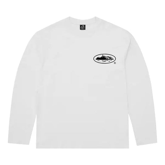 Corteiz OG Island Long-Sleeve Tee 'White'