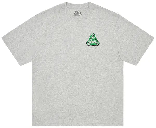 Palace P3 Lean T-Shirt 'Grey Marl'