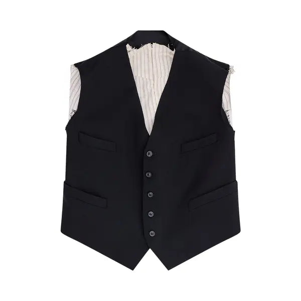 Maison Margiela Wool Vest 'Black'