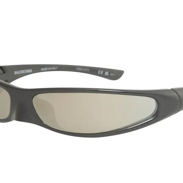 Balenciaga Blade Rectangle Sunglasses 'Grey/Ivory'