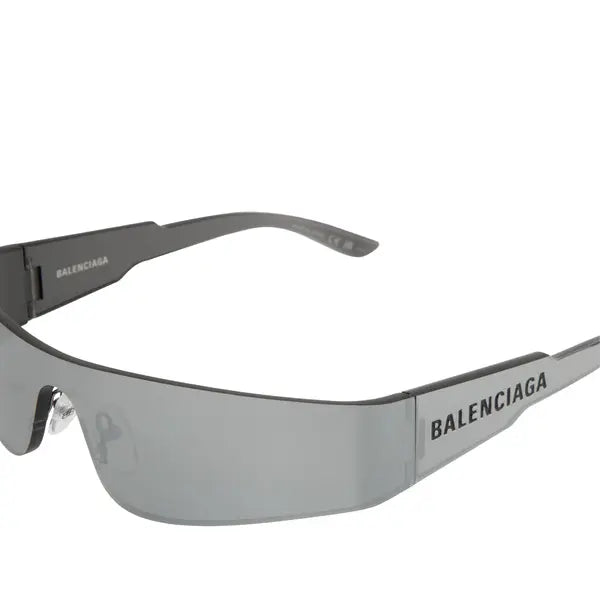 Balenciaga Mono Rectangle Sunglasses 'Silver'