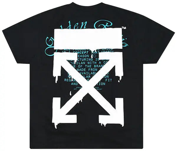 Off-White Dripping Arrows Short Sleeve Over T-Shirt 'Black'