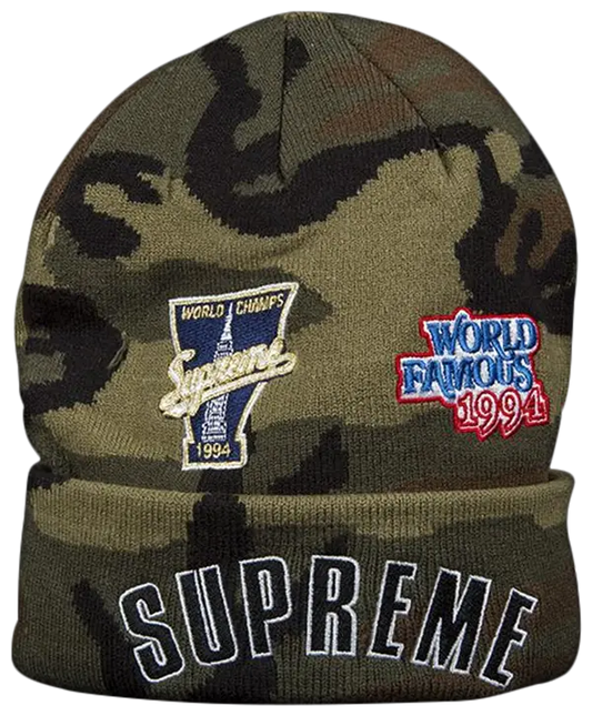 Supreme x New Era x Championship Beanie 'Camo'