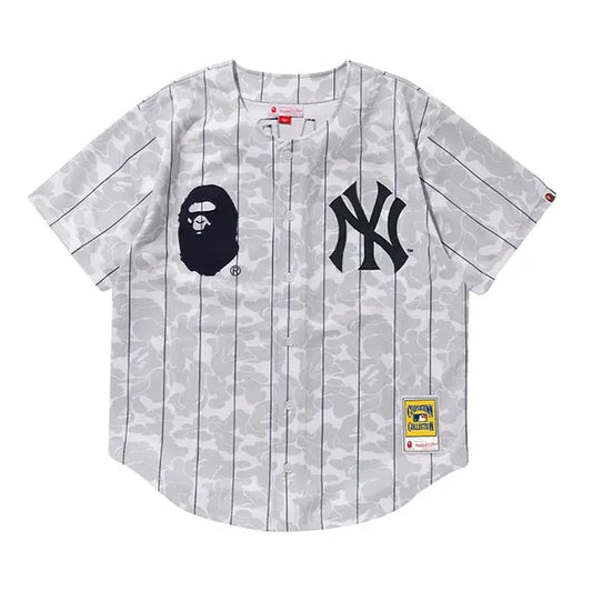 BAPE x Mitchell & Ness Yankees Jersey 'White'