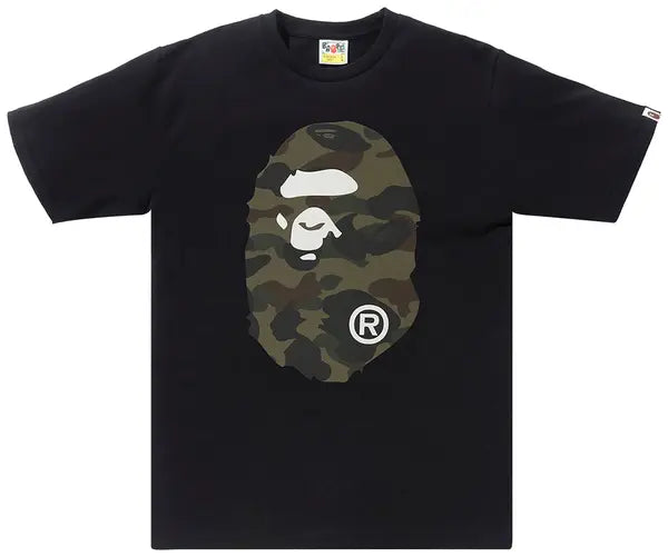 BAPE 1st Camo Big Ape Head T-Shirt 'Green / Black'