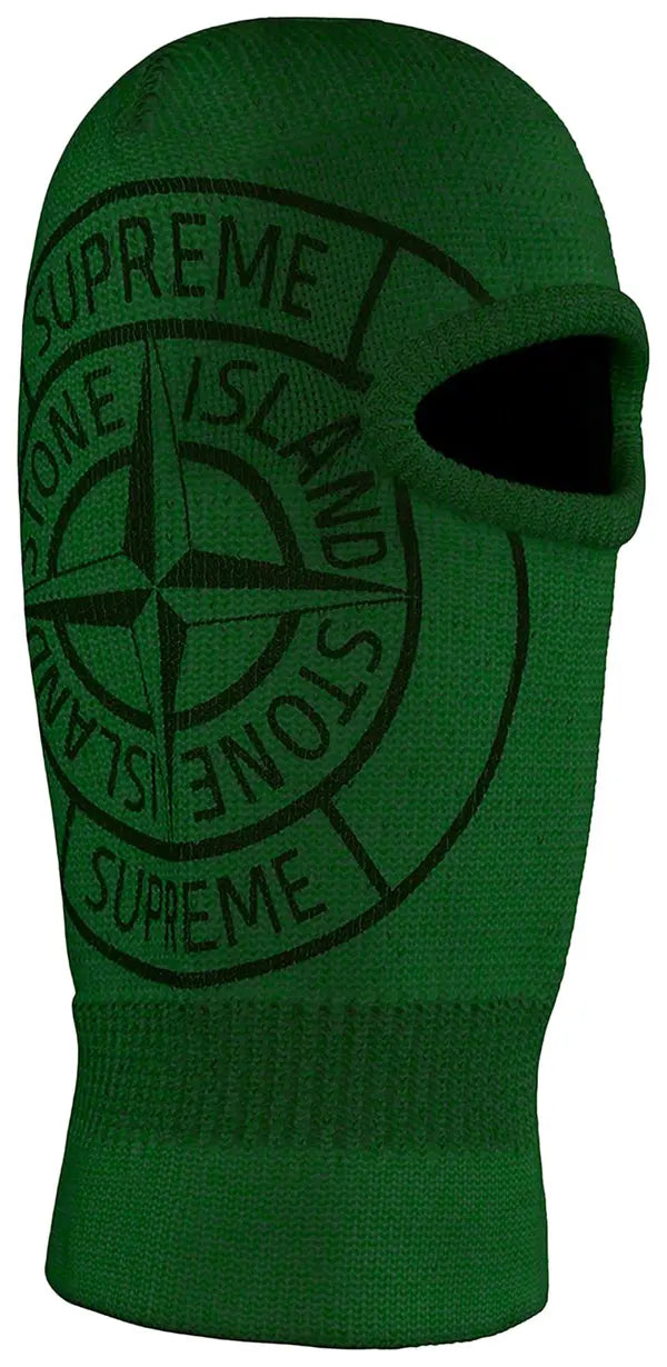 Supreme x Stone Island Glow Knit Balaclava 'Glow-In-The-Dark'