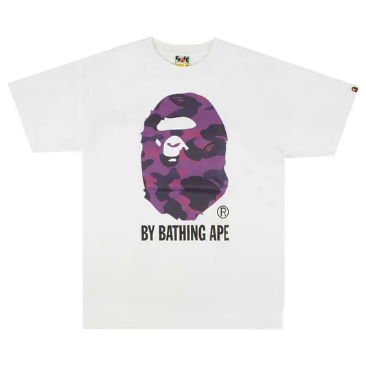 Bape Color Camo T-Shirt 'White/Violet'