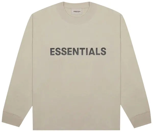 Fear of God Essentials Long-Sleeve T-Shirt 'Tan'