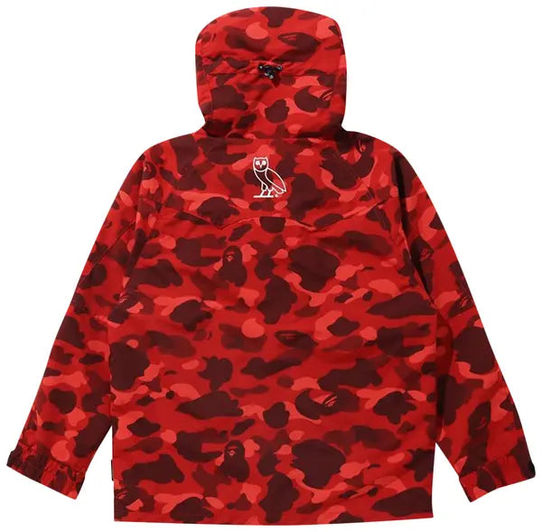 BAPE x OVO Color Camo Jacket 'Red'