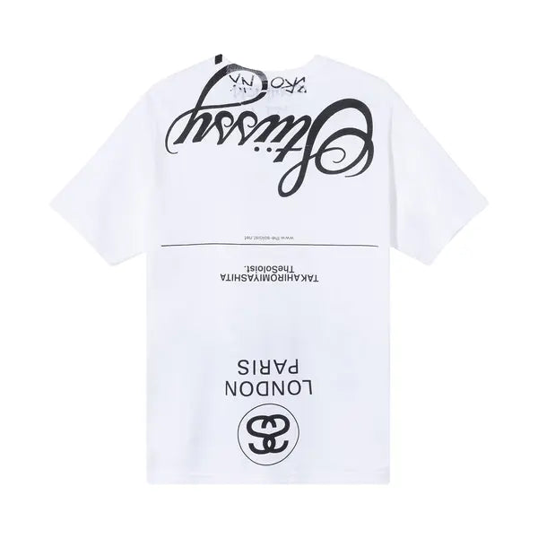 Stussy x Takahiro Miyashita The Soloist World Tour Collection T-Shirt 'White'