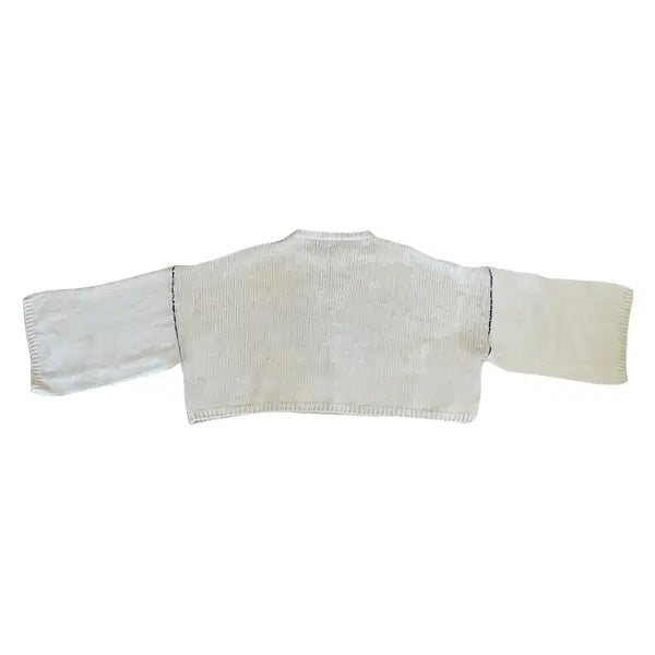 Raf Simons I Heart NY Cropped Sweater 'White'