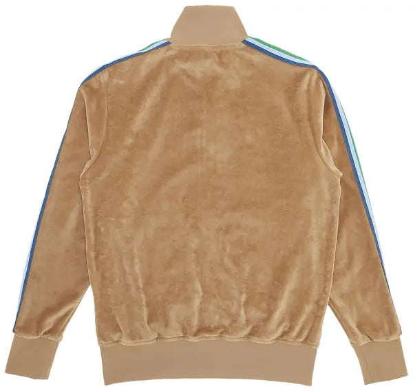 Palm Angels PA Rainbow Chenille Track Jacket 'Brown'