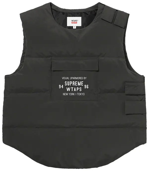 Supreme x WTAPS Tactical Down Vest 'Black'