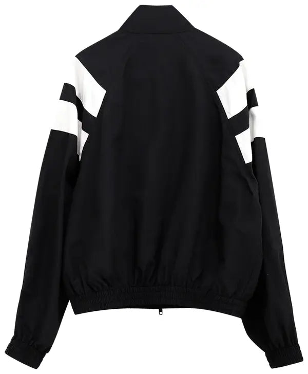 Balenciaga Sporty B Tracksuit Jacket 'Black/Grey'