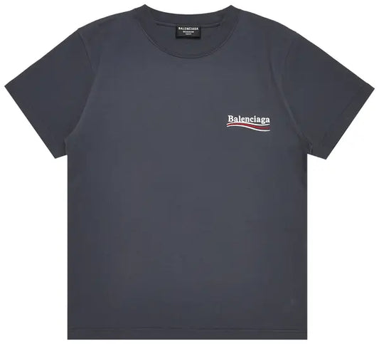 Balenciaga Small Fit T-Shirt 'Dark Grey/White'