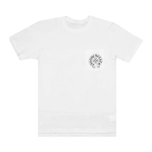 Chrome Hearts Horseshoe Logo Pocket T-Shirt 'White'