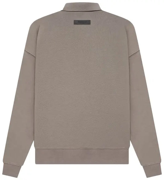 Fear of God Essentials Long-Sleeve Polo 'Desert Taupe'